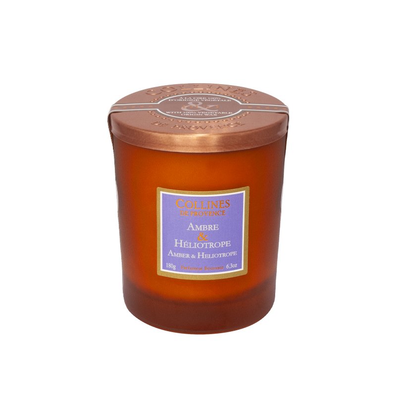 Bougie Parfumée Ambre & Héliotrope