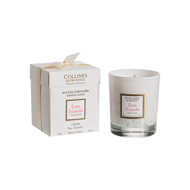 Bougie Parfumée Rose Blanche