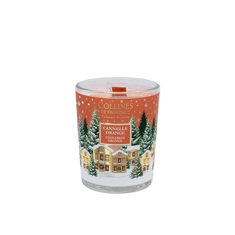 Bougie Parfumée Noël Cannelle Orange 75g